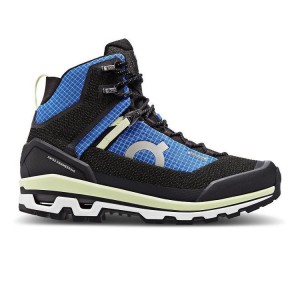 Botas Trekking On Cloud Cloudalpine Waterproof Hombre Negras Azules | EC_ON9117