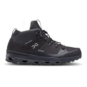 Botas Trekking On Cloud Cloudtrax Waterproof Hombre Negras | EC_ON8242