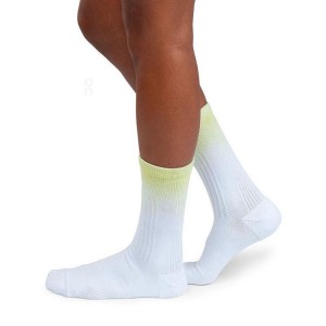 Calcetines On Cloud All-Day Hombre Amarillo Blancas | EC_ON9077