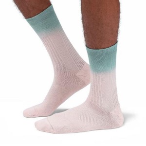 Calcetines On Cloud All-Day Hombre Rosas Verde | EC_ON8311