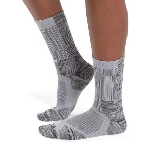 Calcetines On Cloud Explorer Merino Mujer Gris | EC_ON9104