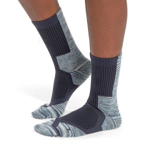 Calcetines On Cloud Explorer Merino Mujer Gris Oscuro | EC_ON8716