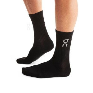 Calcetines On Cloud Logo 3-Pack Mujer Negras | EC_ON8372