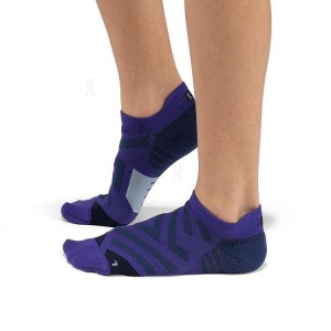 Calcetines On Cloud Performance Low Hombre Moradas | EC_ON9014