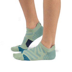 Calcetines On Cloud Performance Low Mujer Verde | EC_ON8527