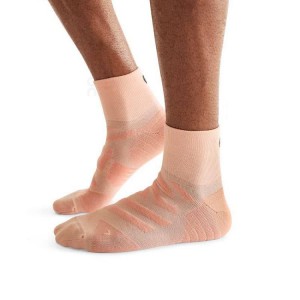 Calcetines On Cloud Performance Mid Mujer Naranjas | EC_ON8631