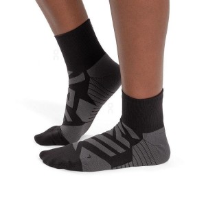 Calcetines On Cloud Performance Mid Mujer Negras | EC_ON8164