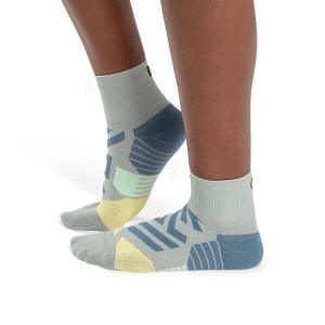 Calcetines On Cloud Performance Mid Mujer Azules Claro | EC_ON8191