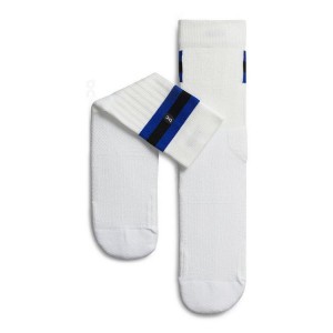 Calcetines On Cloud Tennis Mujer Blancas Azules | EC_ON8293