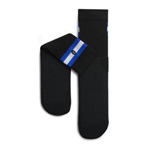 Calcetines On Cloud Tennis Mujer Negras | EC_ON8991