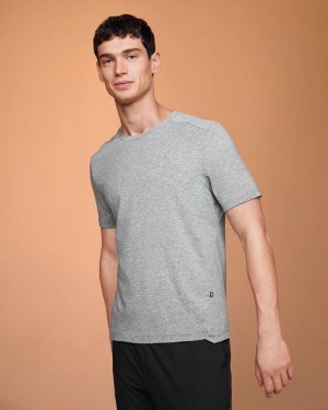 Camiseta On Cloud Active-T Hombre Gris | EC_ON1167