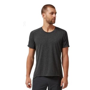 Camiseta On Cloud Active-T Hombre Negras | EC_ON8964