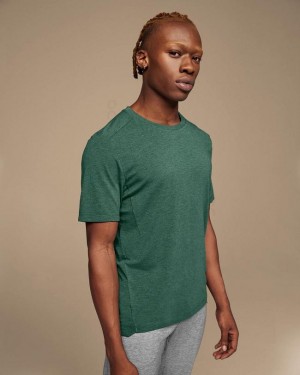 Camiseta On Cloud Active-T Hombre Verde | EC_ON1176