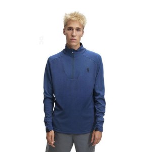 Camiseta On Cloud Climate Hombre Azul Marino | EC_ON8545