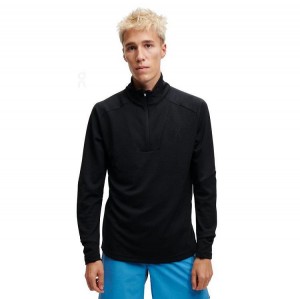 Camiseta On Cloud Climate Hombre Negras | EC_ON8168