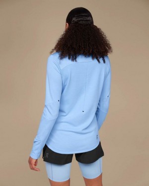 Camiseta On Cloud Climate Mujer Azur | EC_ON8808