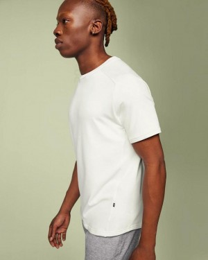 Camiseta On Cloud Focus-T Hombre Blancas | EC_ON8056