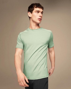 Camiseta On Cloud Focus-T Hombre Turquesa | EC_ON8972
