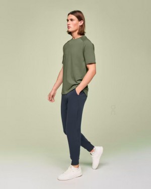 Camiseta On Cloud Focus-T Hombre Verde Oliva | EC_ON8621