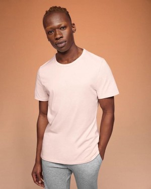 Camiseta On Cloud On-T Hombre Rosas | EC_ON9034