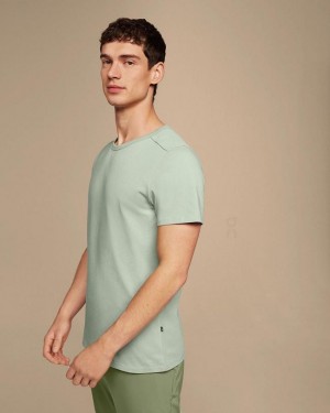 Camiseta On Cloud On-T Hombre Verde | EC_ON8379