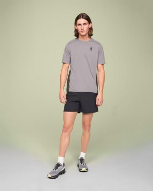 Camiseta On Cloud Performance-T Hombre Gris Negras | EC_ON8149