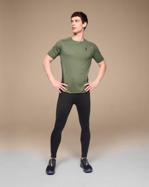 Camiseta On Cloud Performance-T Hombre Verde Oliva | EC_ON8795