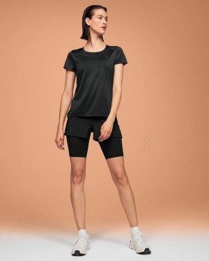 Camiseta On Cloud Performance-T Mujer Negras | EC_ON8177