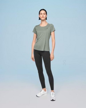 Camiseta On Cloud Performance-T Mujer Verde Oliva | EC_ON8127
