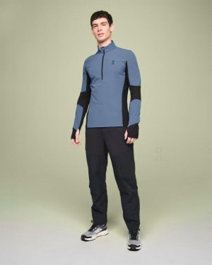 Camiseta On Cloud Trail Breaker Hombre Azules | EC_ON8028