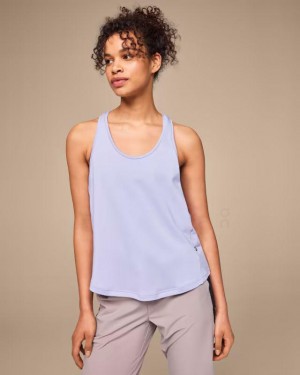 Camiseta sin Manga On Cloud Focus Mujer Moradas | EC_ON8070