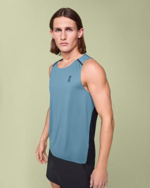 Camiseta sin Manga On Cloud Tank-T Hombre Azules | EC_ON8640