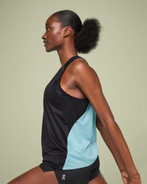 Camiseta sin Manga On Cloud Tank-T Mujer Negras Azules | EC_ON1174