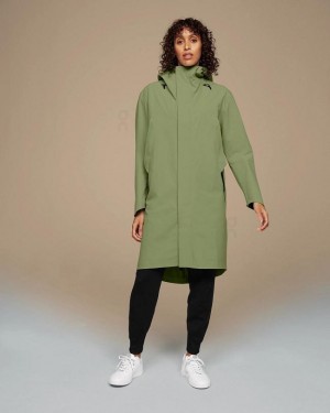 Chompas On Cloud Parka Mujer Verde Oliva | EC_ON8437