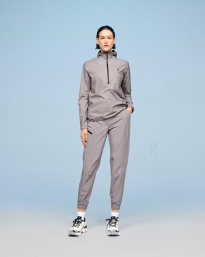 Chompas On Cloud Waterproof Anorak Mujer Gris | EC_ON8747