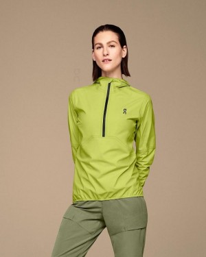 Chompas On Cloud Waterproof Anorak Mujer Verde | EC_ON8445