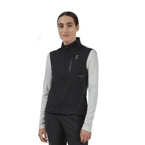 Chompas On Cloud Weather Vest Mujer Negras | EC_ON8174