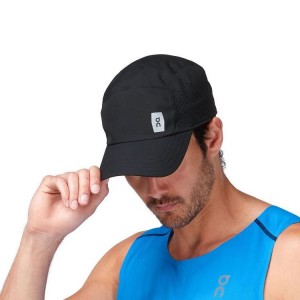 Gorras On Cloud Lightweight Hombre Negras | EC_ON8475