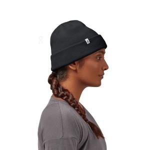 Gorro On Cloud Merino Mujer Negras | EC_ON8626