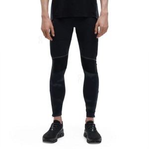 Mallas Running On Cloud Long Lumos Hombre Negras | EC_ON8600