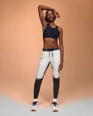 Pantalones On Cloud Running Mujer Gris | EC_ON9042