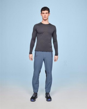 Pantalones On Cloud Track Hombre Azules | EC_ON8850