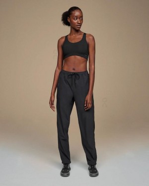 Pantalones On Cloud Track Mujer Negras | EC_ON8505