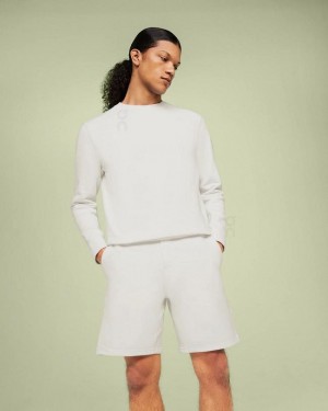Short On Cloud Sweat Hombre Blancas | EC_ON1175