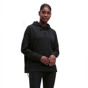 Sudadera On Cloud Mujer Negras | EC_ON8296