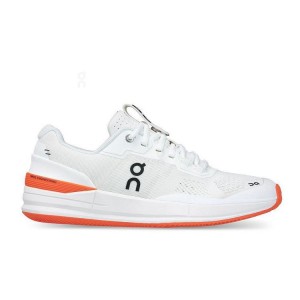 Tenis On Cloud THE ROGER Pro Clay Hombre Blancas Naranjas | EC_ON8744