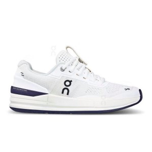 Tenis On Cloud THE ROGER Pro Mujer Blancas Azul Marino | EC_ON8602