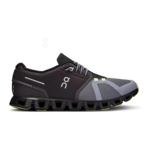 Zapatillas On Cloud Cloud 5 Hombre Negras Gris | EC_ON8779