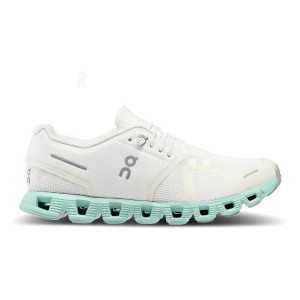 Zapatillas On Cloud Cloud 5 Mujer Beige Turquesa | EC_ON8388
