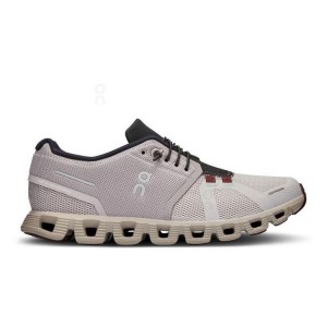 Zapatillas On Cloud Cloud 5 Mujer Gris Rojas Negras | EC_ON9129